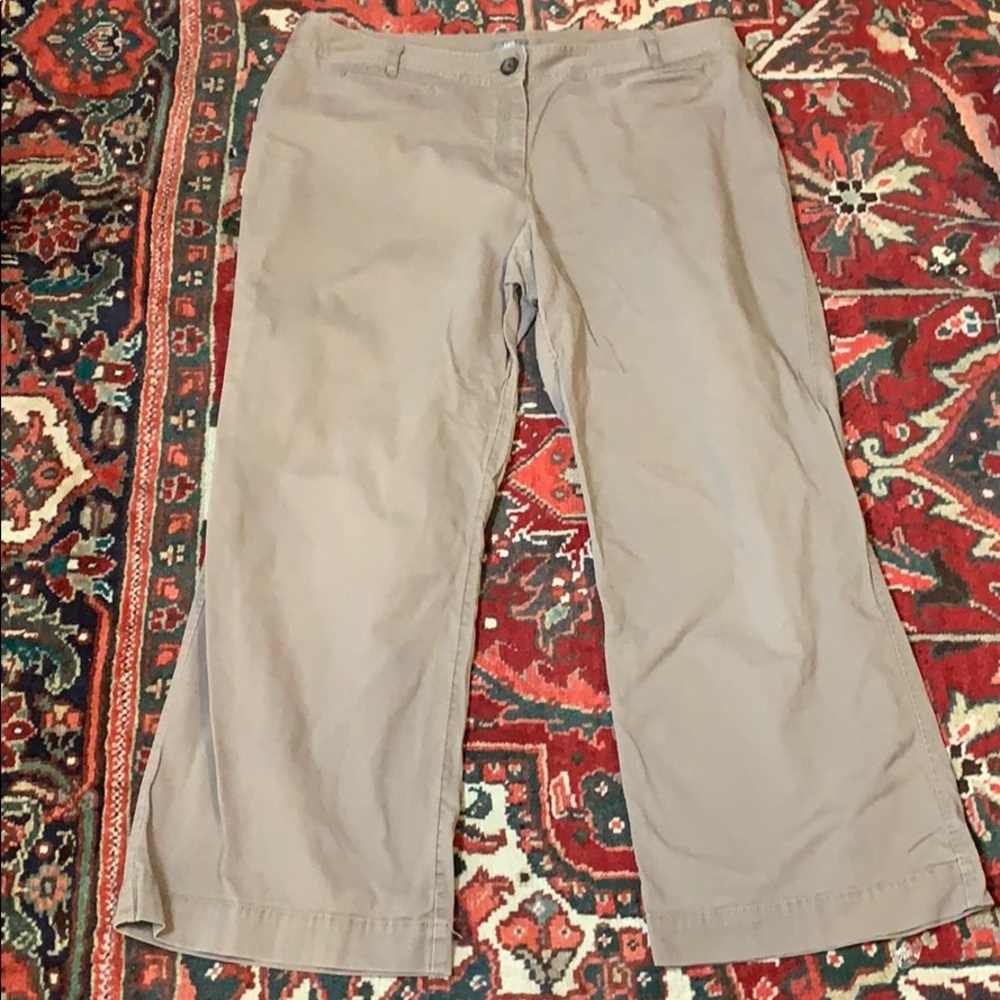 J. Jill Boot Cut & Flare Pants in Taupe